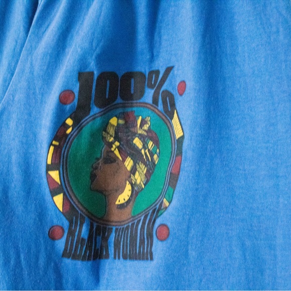 Light House | Vintage 80s/90s NWT RARE 100% Black Woman Top/Pants Set | 1 Size - Picture 7 of 12